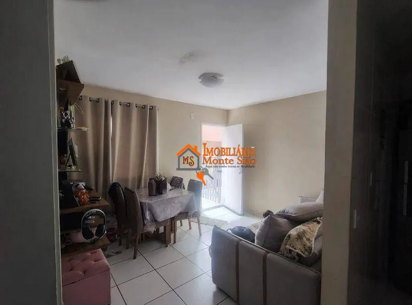 Imagem Apartamento com 2 dormitórios à venda, 60 m² - Jardim Guilhermino - Guarulhos/SP