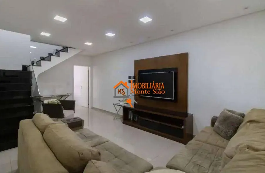 Imagem Sobrado com 3 dormitórios à venda, 195 m² por R$ 1.010.000 - Jardim Vila Galvão - Guarulhos/SP