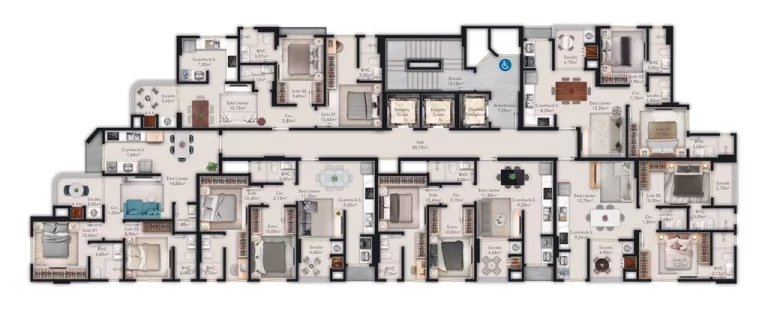 Imagem Gran Lunare - Apartamento à venda no bairro Morretes - Itapema/SC