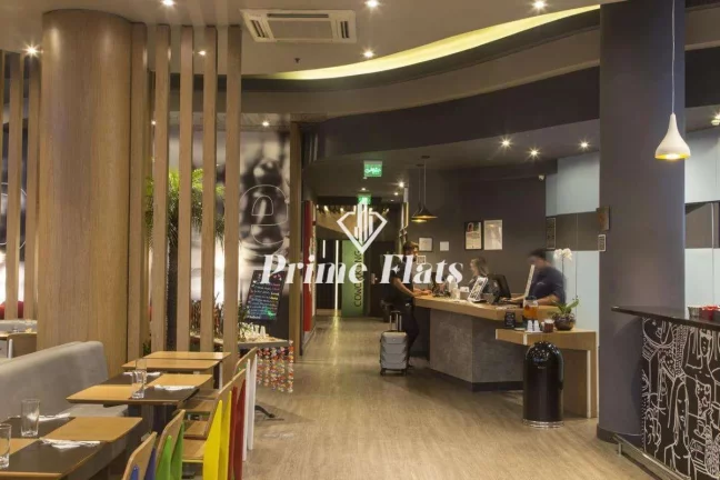 Imagem Flat disponível para venda no Hotel Íbis Tamboré, com 19m², 1 dormitório e 1 vaga