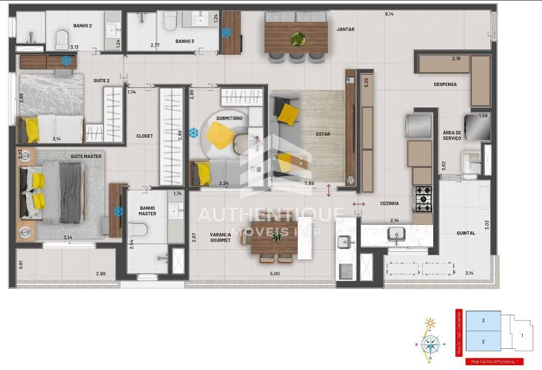 Imagem VITRA GONZAGA SANTOS - Apartamento à venda no bairro Gonzaga - Santos/SP
