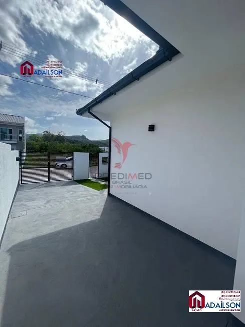 Imagem Casa em Forquilhas com 2 quartos sendo 1 suíte, 2 banheiros e 1 vaga de garagem CEF
