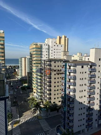 Imagem Apartamento com 3 dormitórios à venda, 123 m² por R$ 800.000 - Vila Guilhermina - Praia Grande/SP