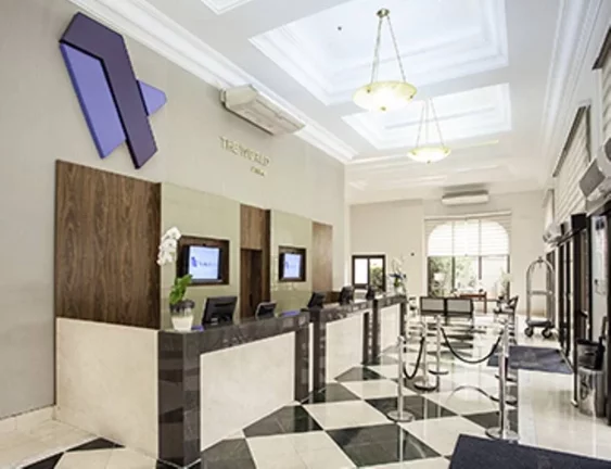 Imagem Flat disponível para venda no The World Hotels na Vila Olímpia, com 30m², 1 dormitório e 1 vaga