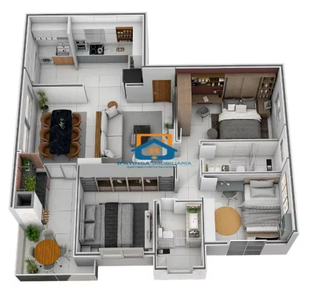 Imagem Lançamento apartamento com varanda gourmet no bairro Imbaúbas.