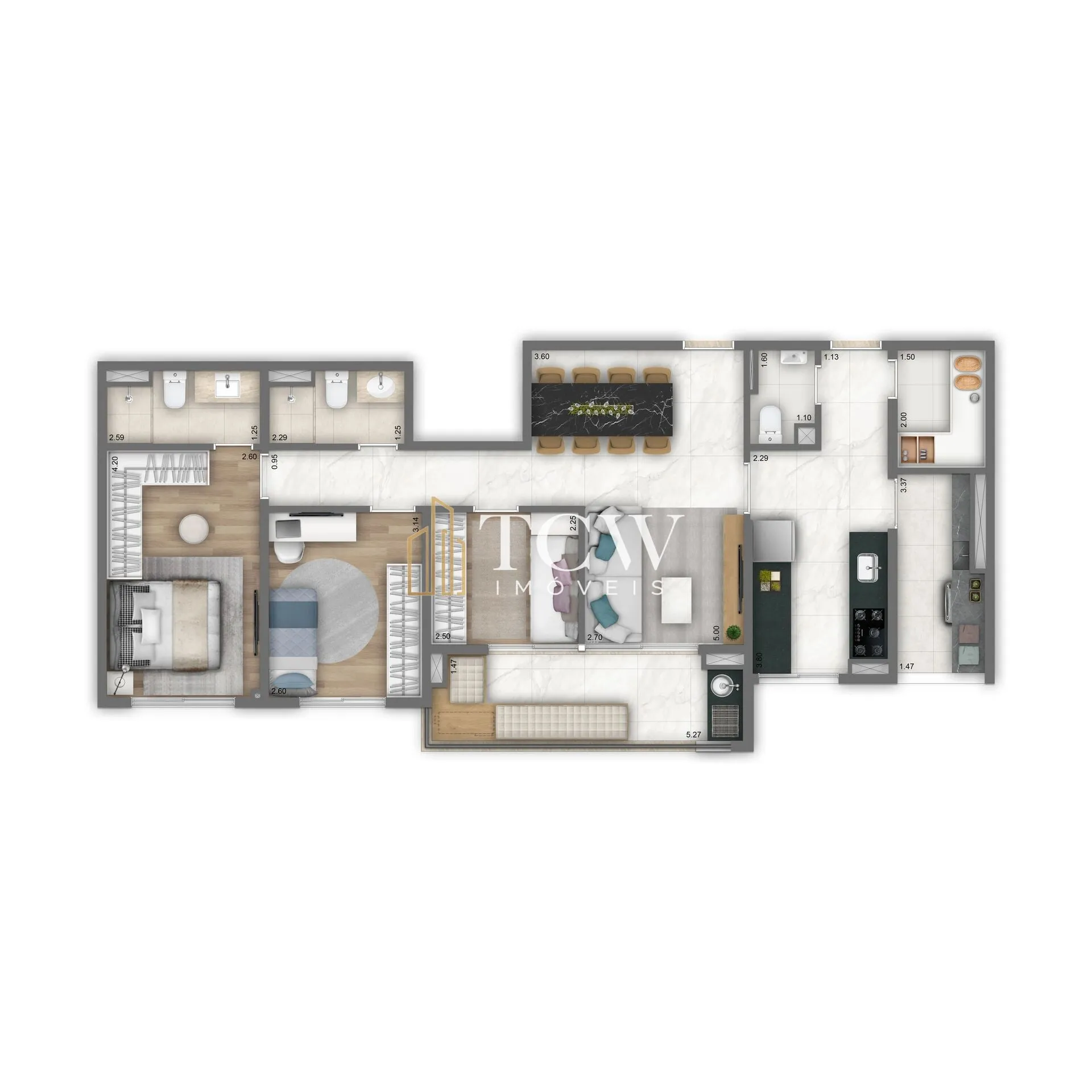 Imagem Apartamento Padrão 3 Dorm no Barra Funda