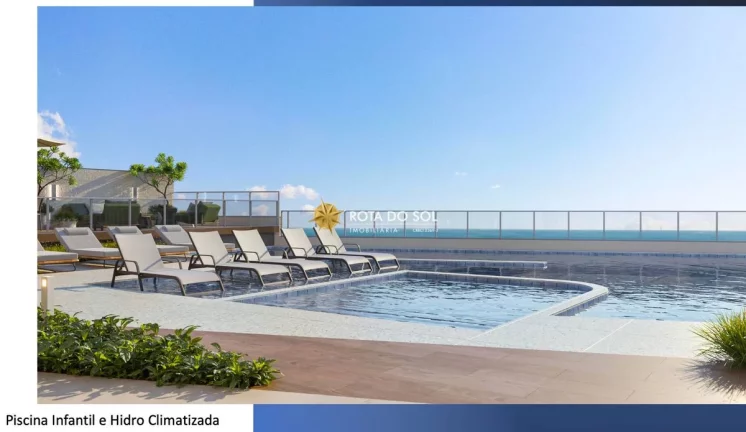 Imagem Pérola do Mar Apartamento novo 3 suítes frente avenida Praia Bombinhas SC