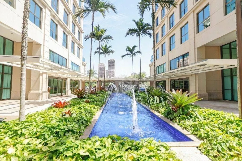 Imagem Sala comercial mobiliada com vaga na Barra da Tijuca