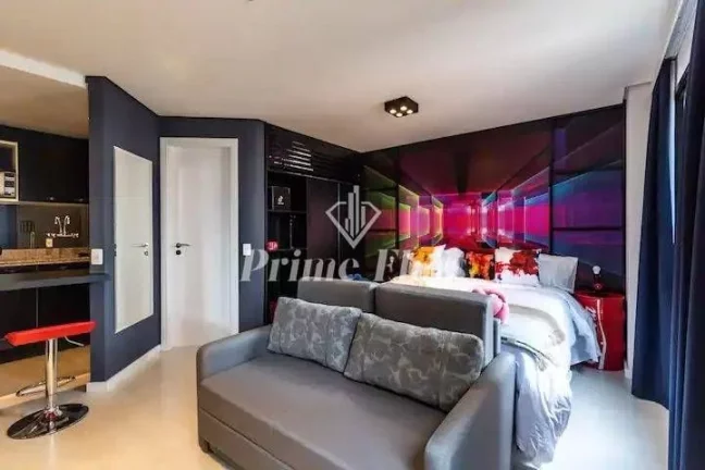 Imagem Flat disponível para locação no Mercure São Paulo Moema Times Square Hotel, com 29,40m², 1 dormitório e 1 vaga de garagem