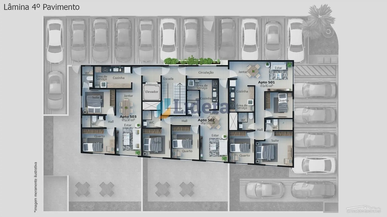 Imagem Apto - 2 Quartos - 1 Suítes - 58,17m² - Bancários, João Pessoa/PB