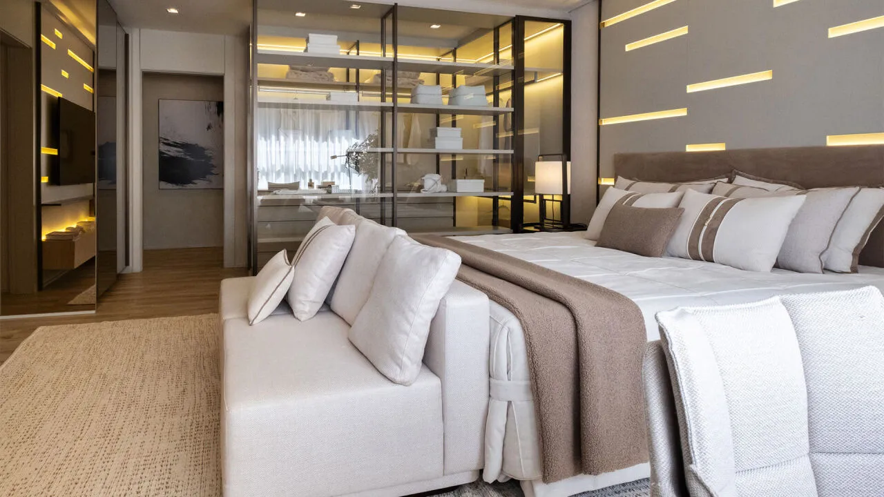 Imagem Apartamento com 4 Suítes e 3 vagas , Double View e Vista Panorâmica em um Novo Ícone de Luxo