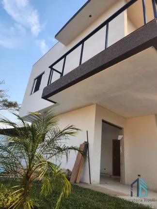 Imagem Sobrado novo 03 quartos c/suíte, arquitetura moderna, 2 quadras MAR, Nereidas em Guaratuba PR