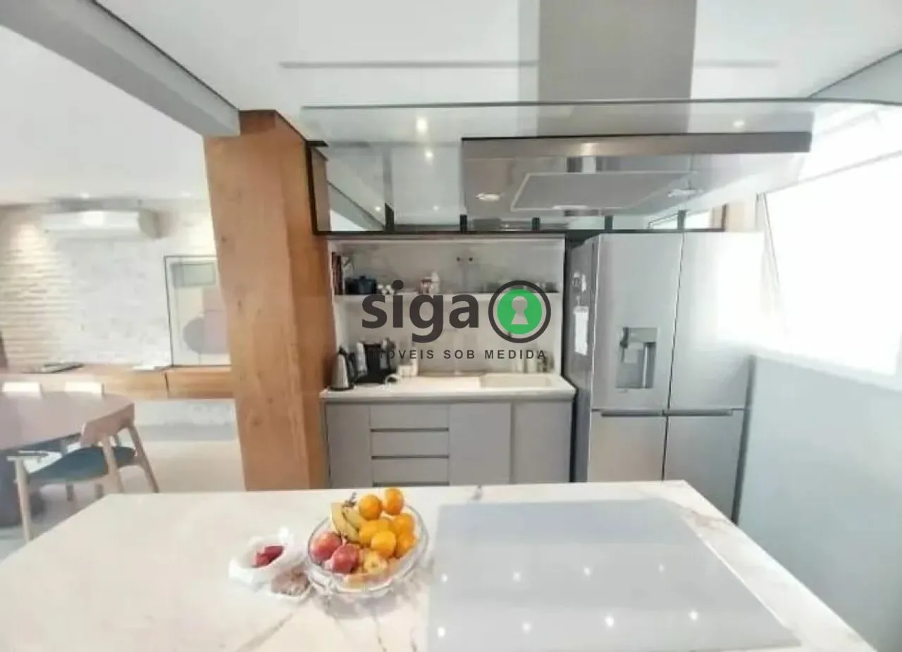 Imagem Apartamento à venda no Brooklin | 135m² | 3 suítes | Varanda gourmet envidraçada | Lazer completo |