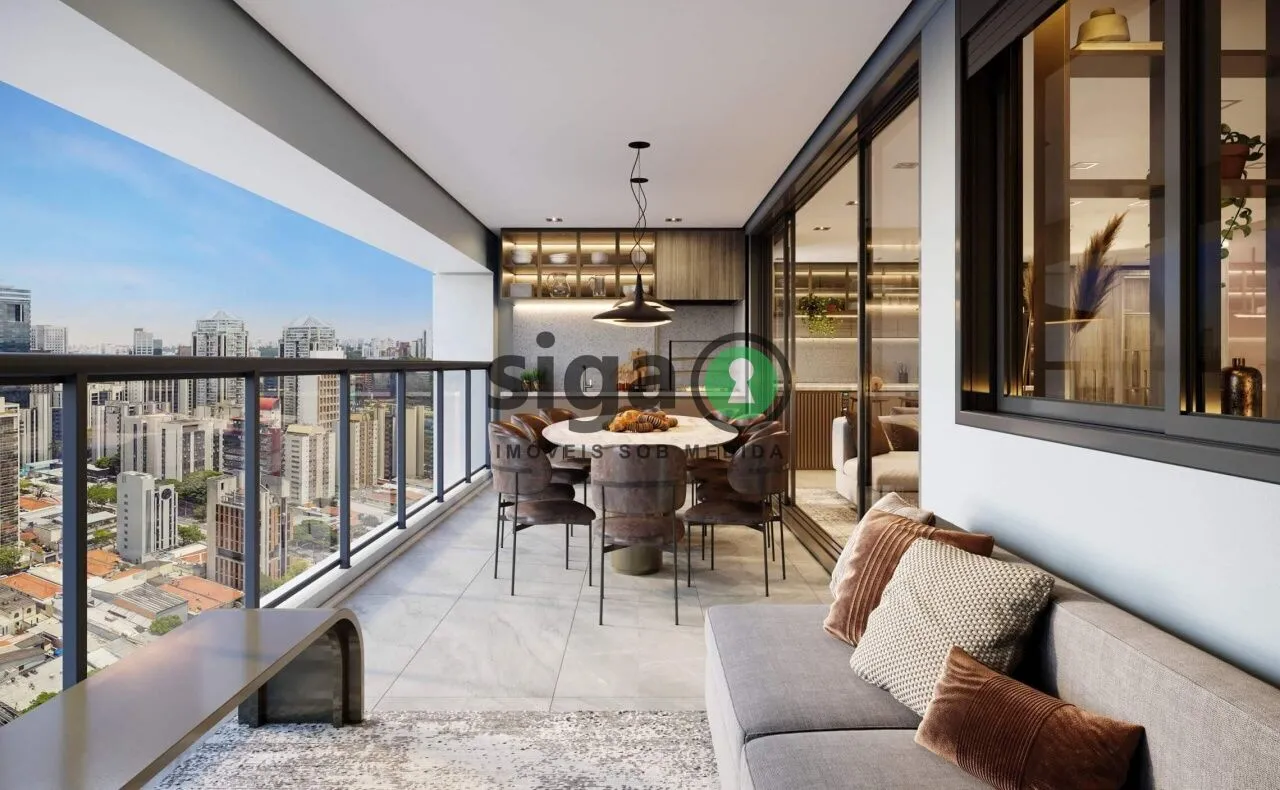 Foto do imóvel Apartamento de 187m² no Brooklin com 3 suítes e 2 vagas