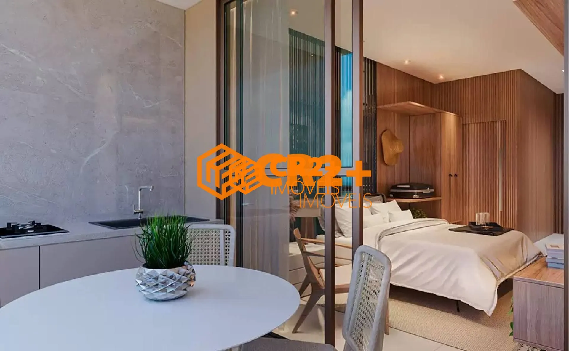 Imagem Flat a Venda 32 m³ com 1 quarto 1 suíte em Muro Alto - Porto de Galinhas- em Ip