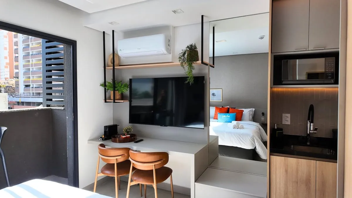 Imagem Apartamento com 1 Quarto para alugar, 19m² - Vila Dom Pedro I