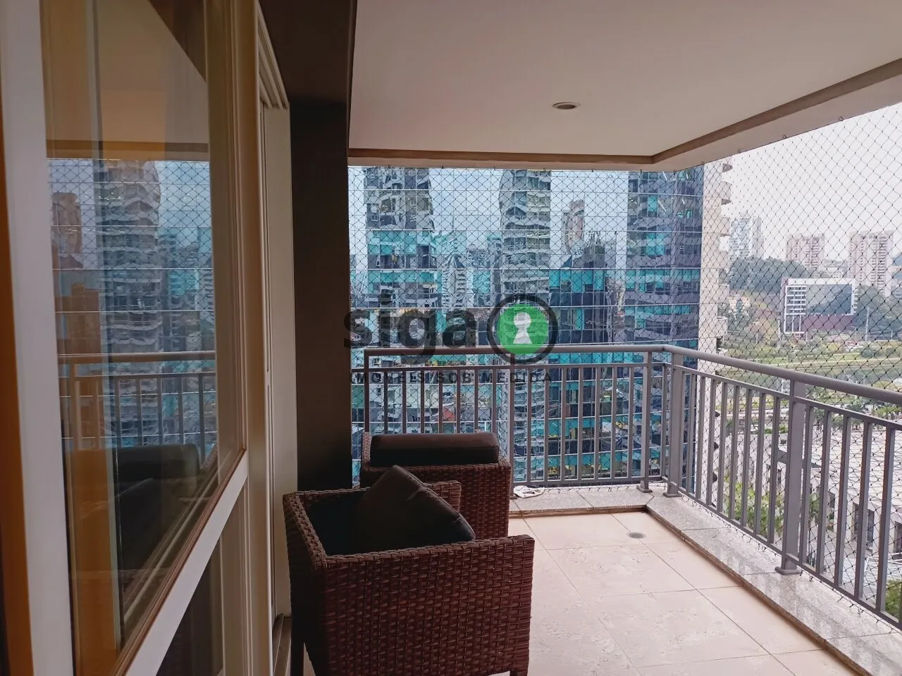 Imagem Apartamento Mobiliado com 1 quarto, 2 banheiros e 1 vaga para alugar no Brooklin