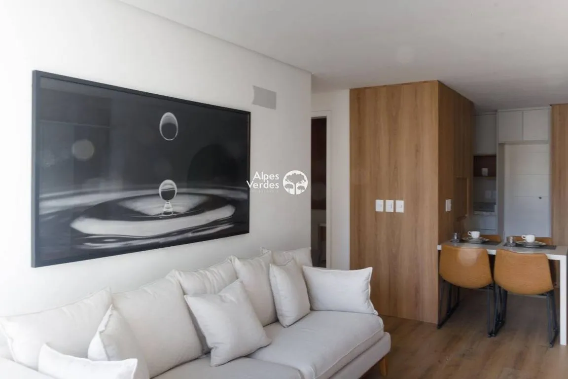 Imagem Vende-se Apartamento, no Bav Residenz, em Gramado, com 1 quarto.