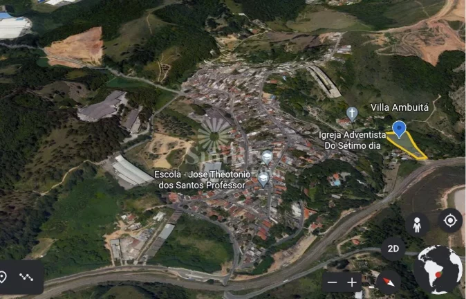 Imagem Terreno a venda com 2.078m² próximo à Estação Ambuitá em Itapevi, SP com 57 metros de frente por R$ 490 mil