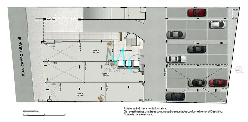 Imagem Sala à venda 1 Vaga 21.9M² Campo Grande Rio de Janeiro - RJ