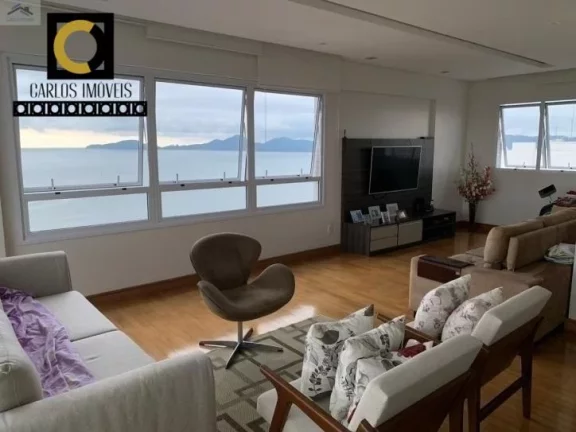 Imagem Belíssimo apartamento vista mar em Santos, com 380m², design diferenciado,