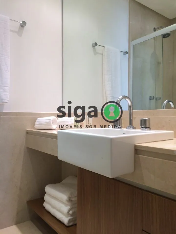 Imagem Pronto para Morar - Apartamento Mobiliado com 1 suíte e 2 Vagas , Acabamentos Sofisticados