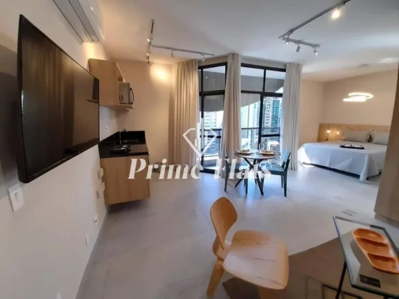 Foto do imóvel Flat disponível para venda no Hotel Address Faria Lima by Intercity, com 42m², 1 dormitório e 1 vaga de garagem em Rua Amauri