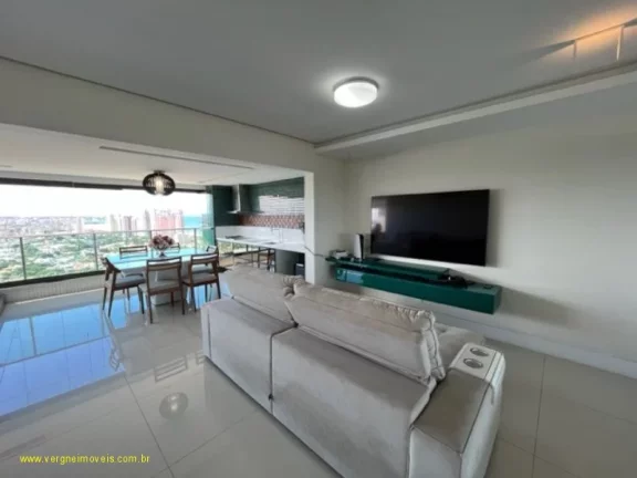 Imagem Apartamento de Alto Padrão com Vista Mar ? 3 Suítes à Venda no Ed. Biarritz, Patamares