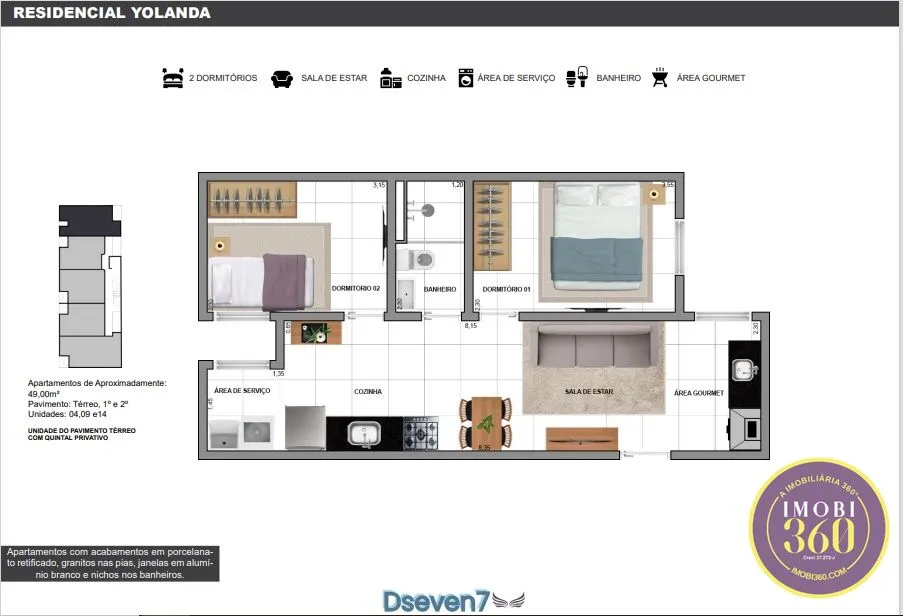 Imagem APARTAMENTO NOVO Á VENDA NA VILA FORMOSA 2 DORMITÓRIOS