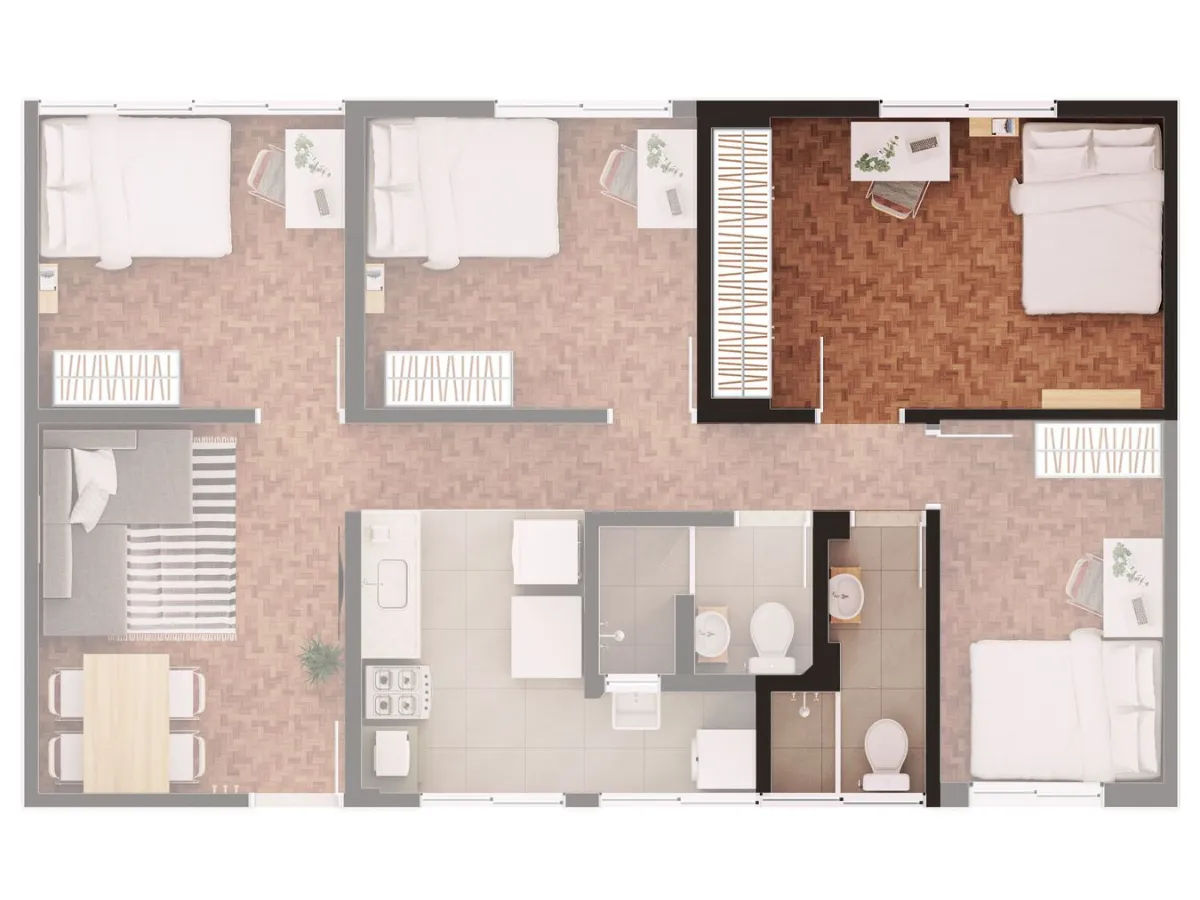 Imagem Apartamento para venda em Bela Vista com 4 quartos, 110m2