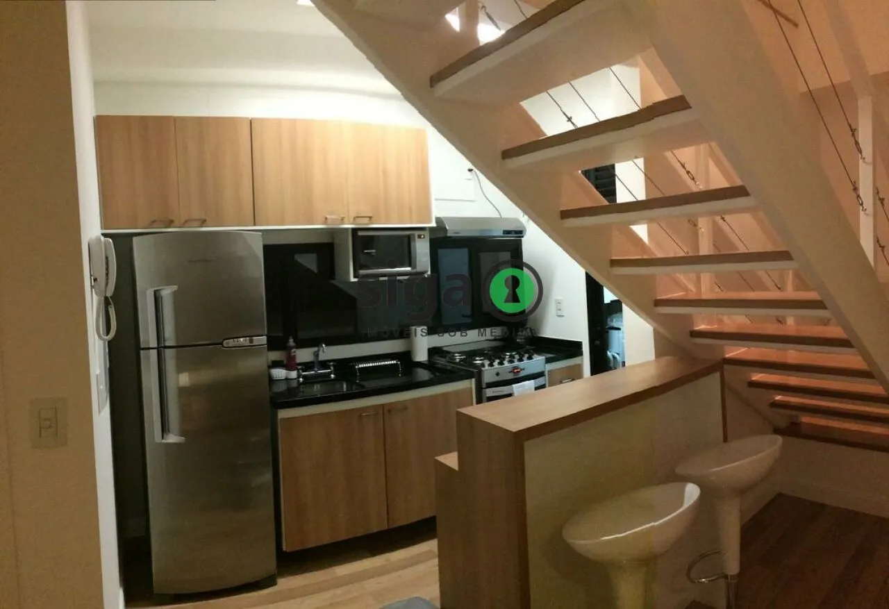 Imagem Apartamento Duplex, 63m², á venda por R$1.280.000 e aluguel por R$ 9.709/mês - Vila Olímpia - SP