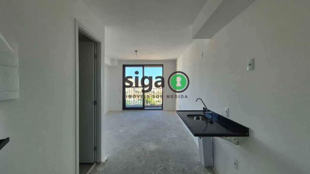Foto do imóvel Studio 25 metros com varanda pronto para locação Airbnb na Vila Olimpia