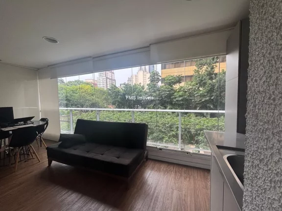 Imagem Apartamento à venda na Consolação - São Paulo: 2 quartos, 1 sala, 2 banheiros, 1 vaga de garagem - 64m² de área.