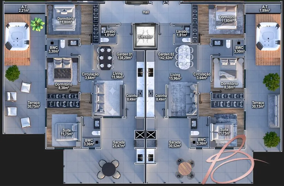 Imagem Apartamento em Centro, Itajaí/SC