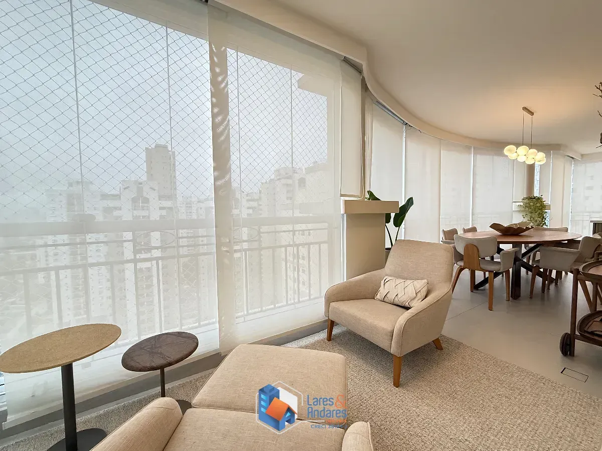 Imagem Apartamento para venda em Brooklin Novo com 3 quartos, sendo 3 suítes, 200m²