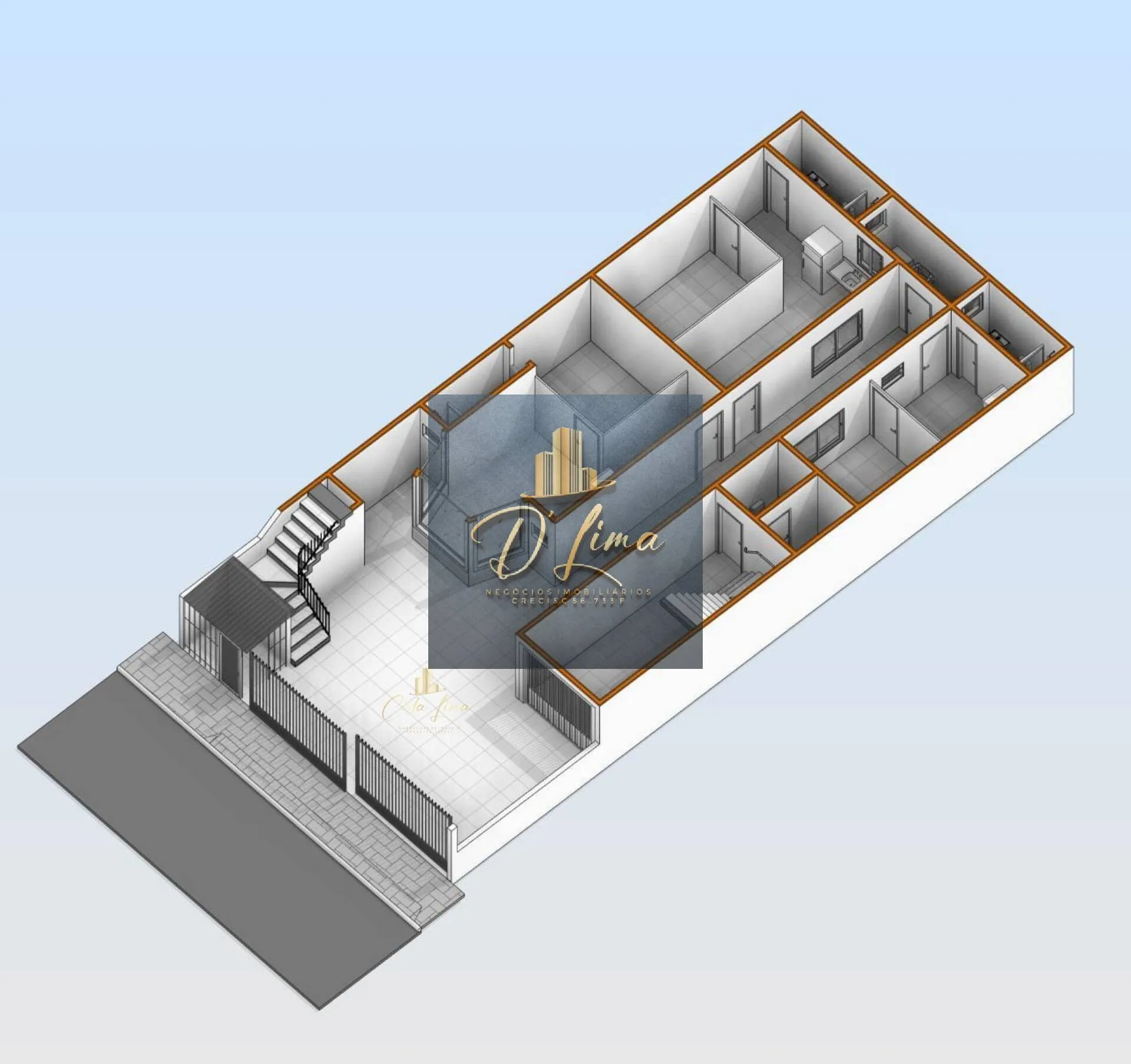 Imagem Residencial Harmony, vendo prédio C/ 6 apartamentos, 1 quarto, São José SC