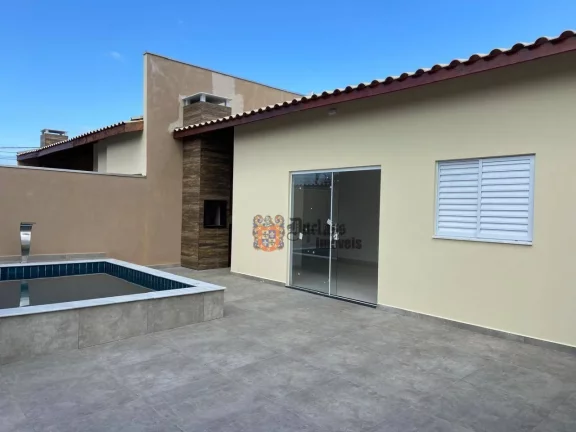 Foto do imóvel Casa com 3 dormitórios à venda, 73 m² por R$ 475.000,00 - Cibratel II - Itanhaém/SP