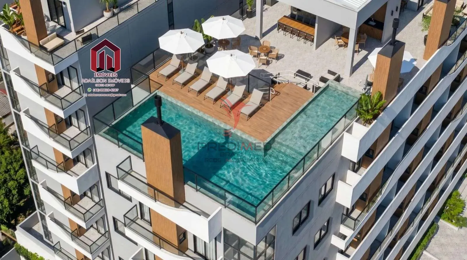 Imagem Unidades habitacionais do Icone Residence Florianópolis SC Brasil