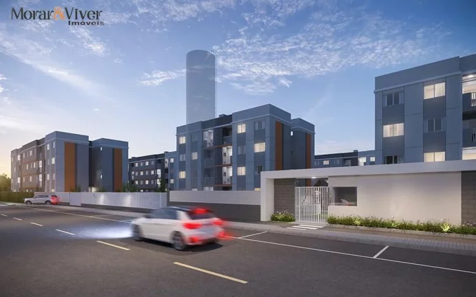 Imagem Apartamento para Venda em Pinhais, Vargem Grande, 2 dormitórios, 1 banheiro, 1 vaga