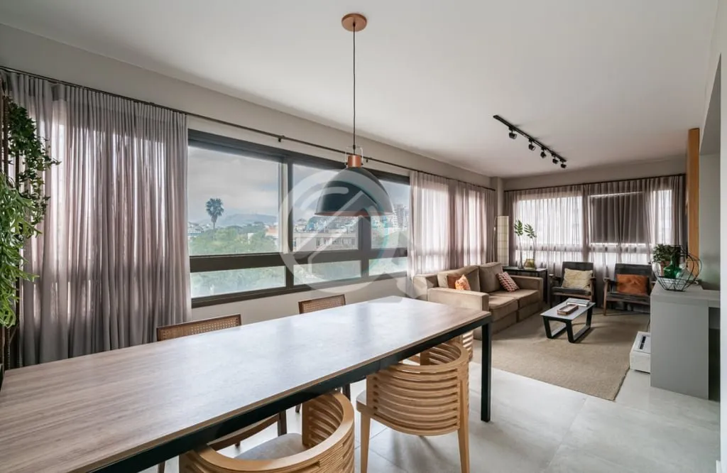 Imagem Apartamento com 3 suítes, 110m²,2 vagas à venda em Porto Alegre, Menino Deus. Unidade decorada co...