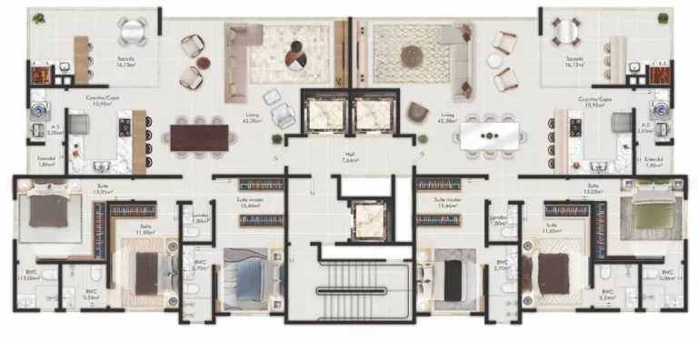 Imagem Villa Italia Residence - Apartamento à venda no bairro Morretes - Itapema/SC