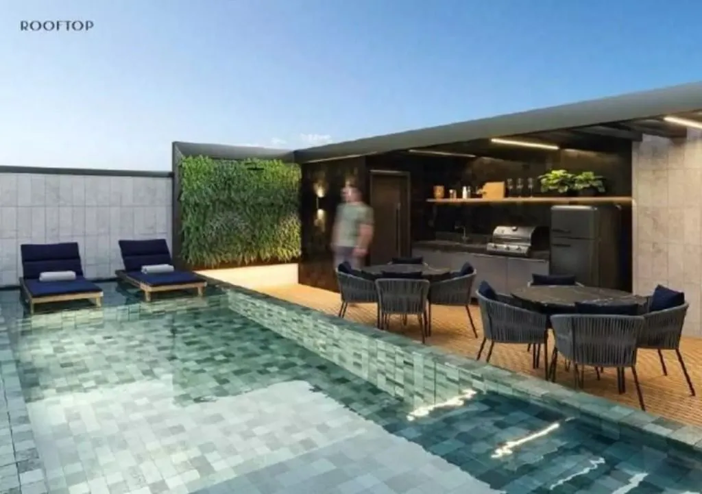 Imagem Flat moderno no Mares Cabo Branco com lazer completo, rooftop sofisticado e localização nobre próximo à praia.