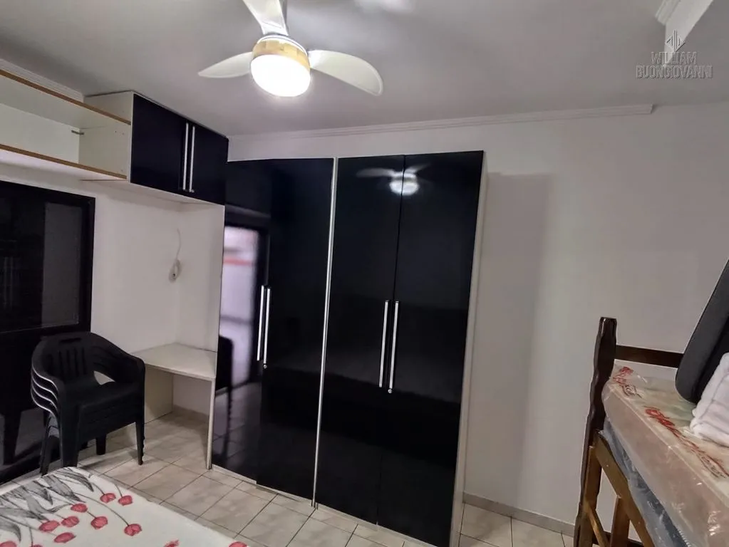Imagem Apartamento Ocian-Praia Grande 1dorm, mobiliado c/ Sacada - 86m² - 300m da Praia