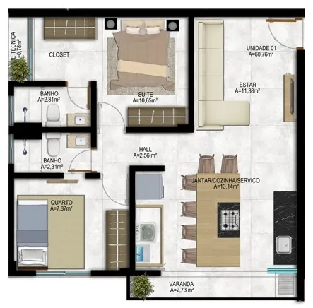 Imagem Apartamento à venda no bairro Vila Rosa - Goiânia/GO