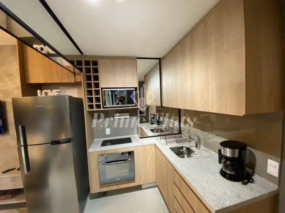 Imagem Flat disponível para locação no VHouse por JFL Living em Pinheiros, com 36m², 1 dormitório e 1 vaga