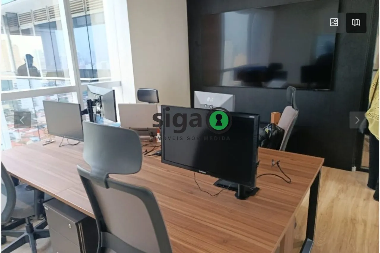 Imagem Conjunto Comercial/ Sala mobiliada para locação - Brooklin - São Paulo/SP