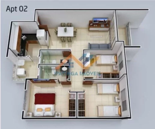 Imagem Excelente apartamento de 3 quartos no bairro Horto fase final de construção