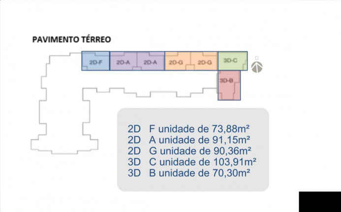 Imagem Apartamento com 2 Quartos à Venda, 57 m²em Ferreira - São Paulo