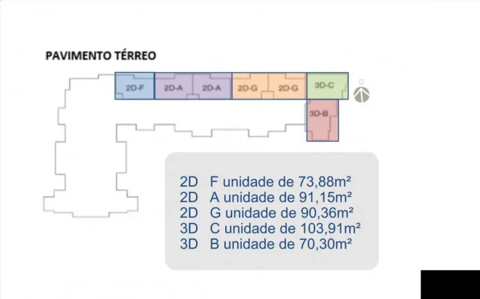 Imagem Apartamento com 2 Quartos à Venda, 57 m²em Ferreira - São Paulo