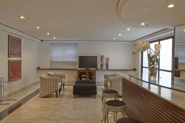 Imagem Flat disponível para venda no Hotel Slaviero Essential São Paulo Ibirapuera, com 35m², 1 dormitório e 1 vaga